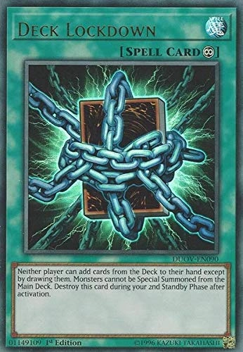 Yu-Gi-Oh! Deck Lockdown - DUOV-EN090 Ultra Rare 1st Edition