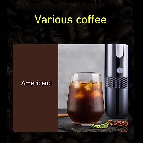 Portable Coffee Maker - 160 Milliliters coffee pods and ground coffee