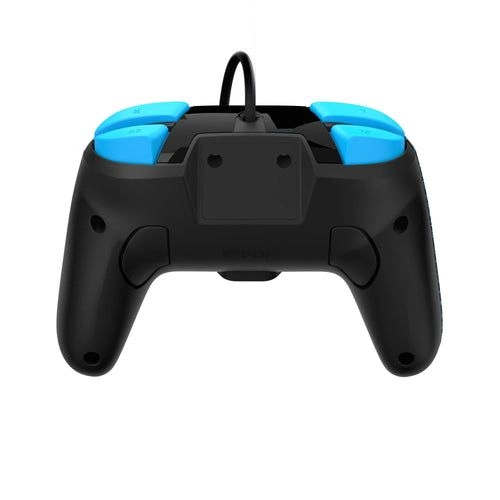 Nintendo Switch Sheikah Shoot Rematch Glow Wired Controller Black/Blue
