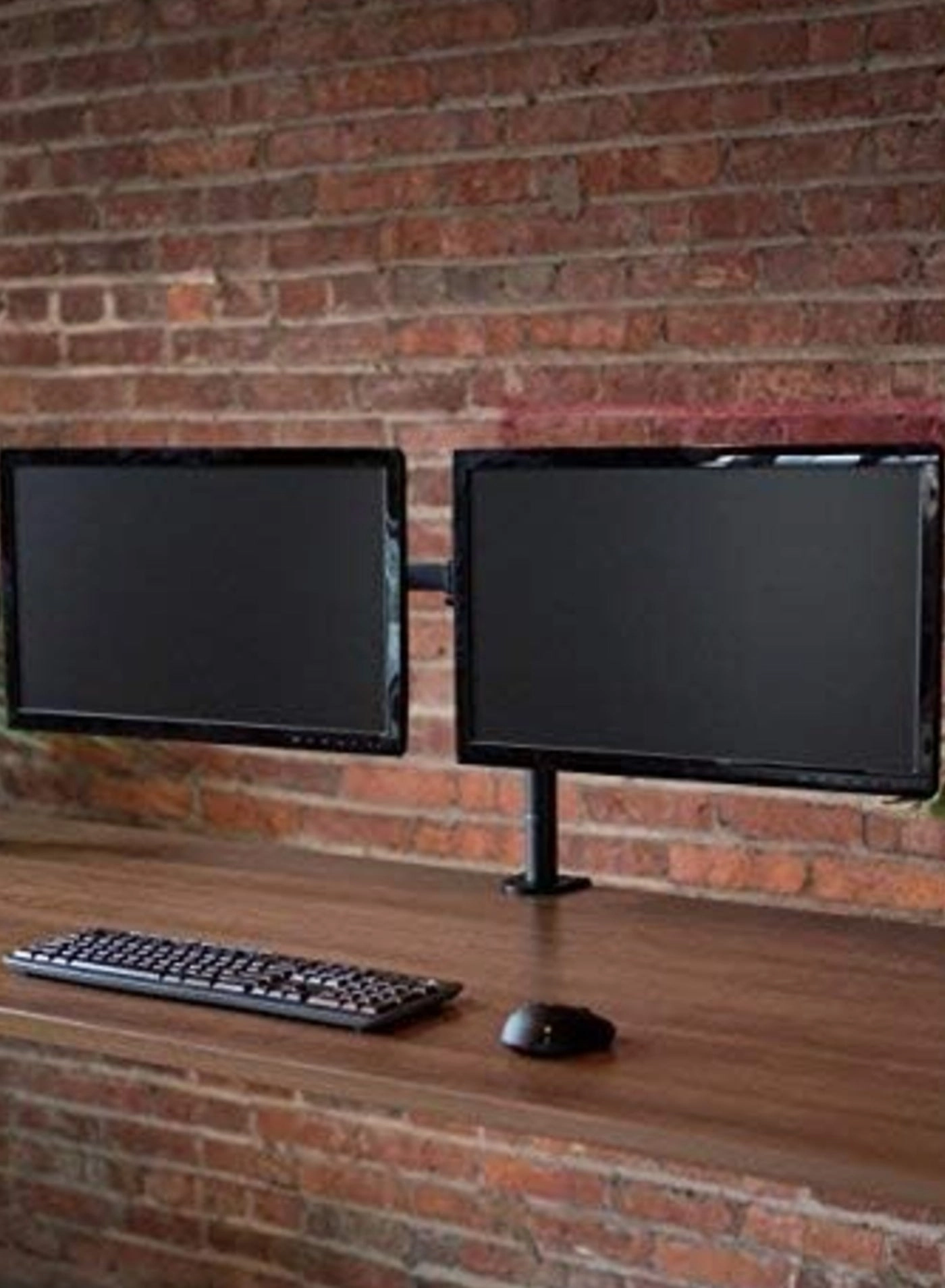 Dual Monitor Stand - 32 Inches 75x75/100x100mm