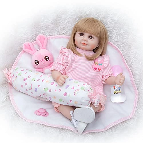 Reborn Baby Doll - 18 Inch 45cm Soft Vinyl Girl