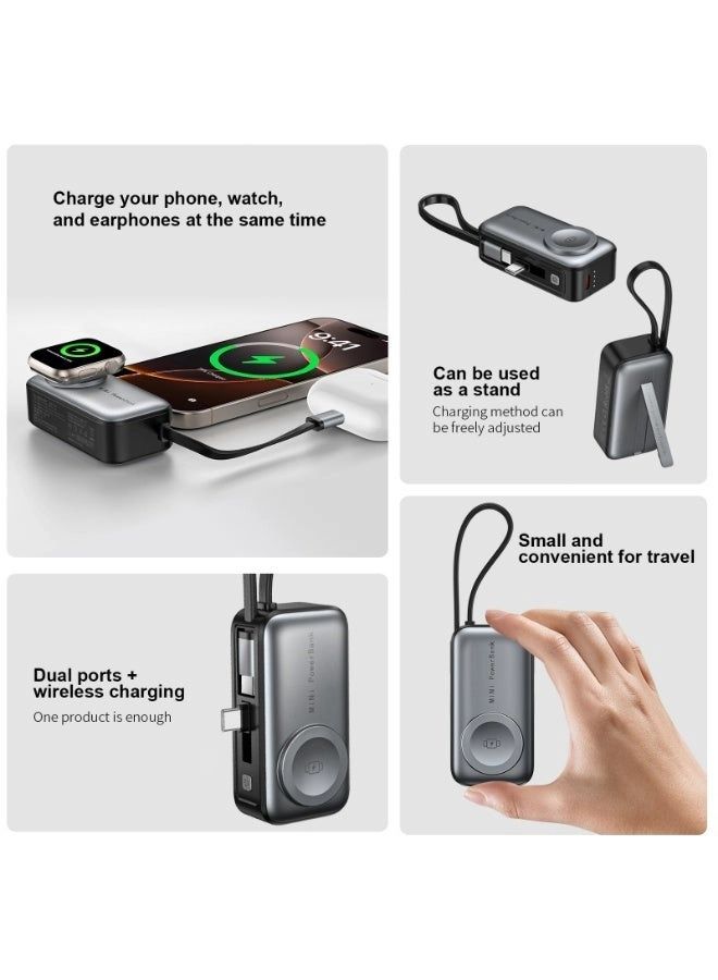 3-in-1 Portable Power-Bank Charger - 5000 mAh Fast charging