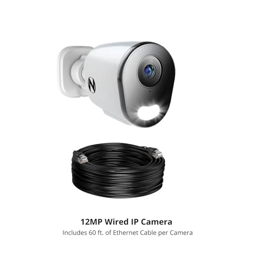 Add On Wired IP 12MP Deterrence Camera