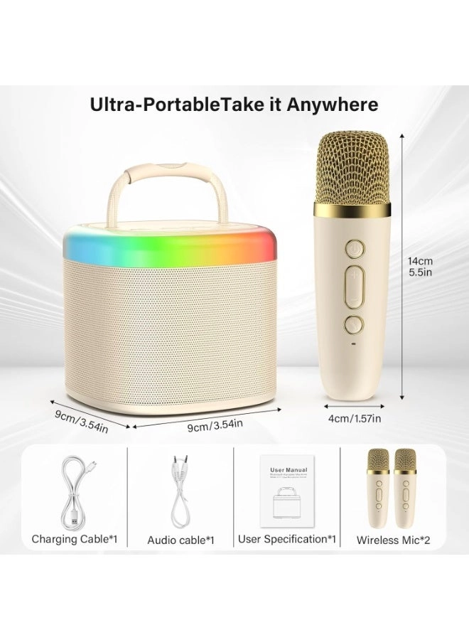 Karaoke machine - 2 wireless microphone