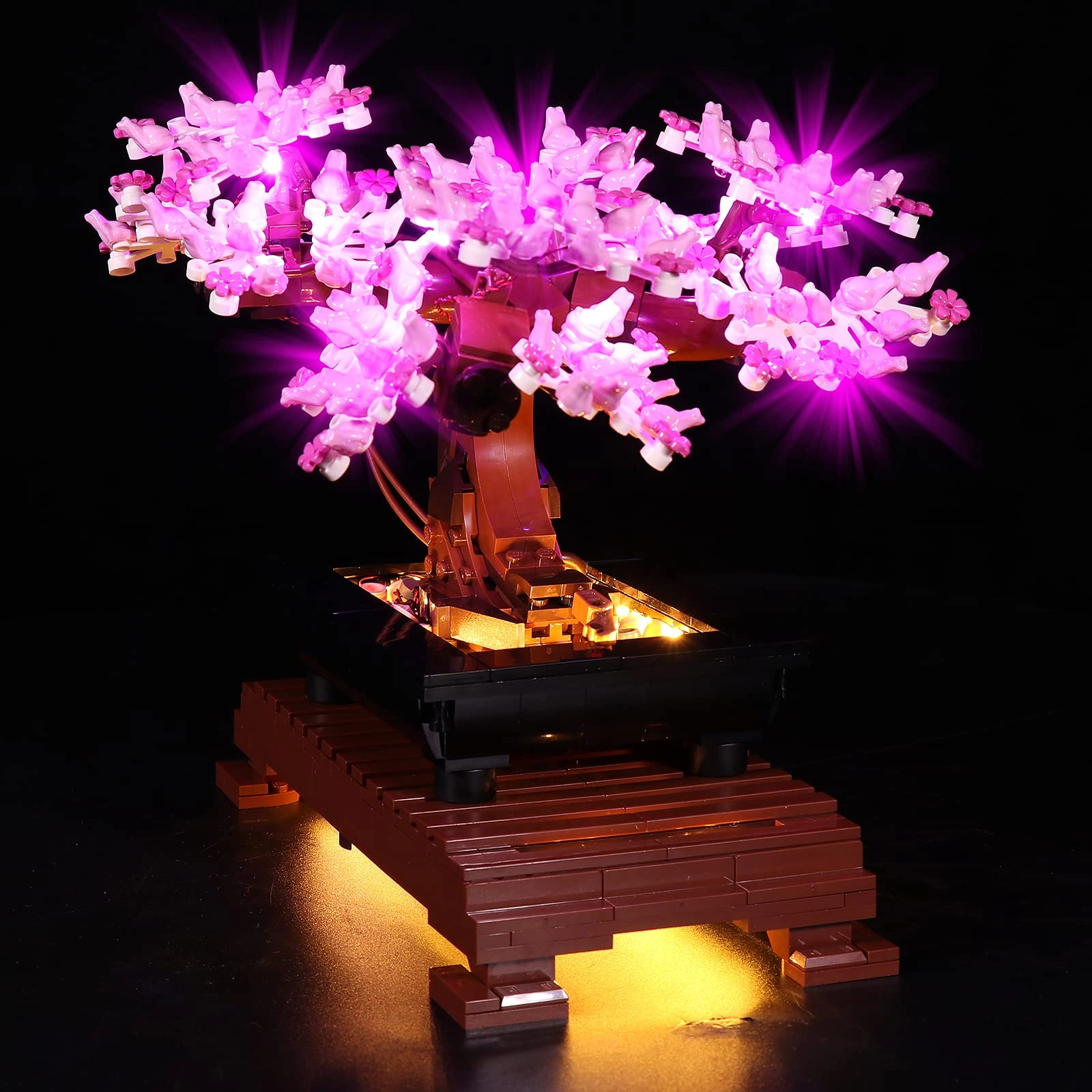 BrickBling LED Light Set for Lego 10281 Bonsai Tree - pink USB