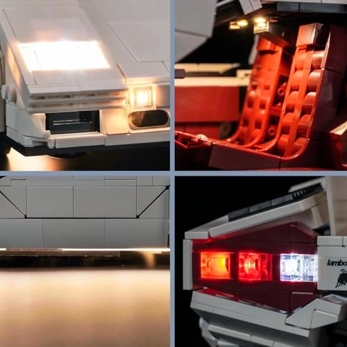 LED Lighting Kit for 10337 Lamborghini Countach 5000 Quattrovalvole - White 5V