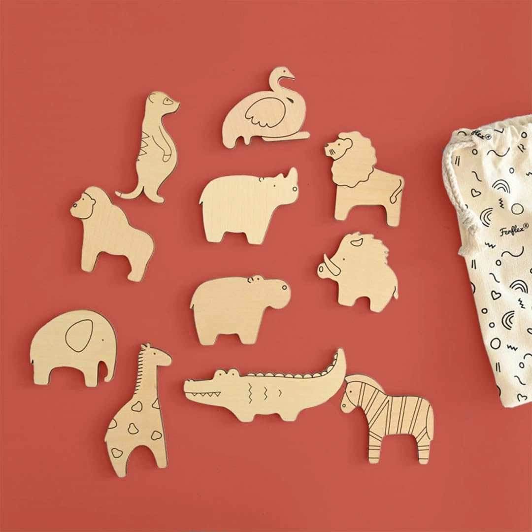 Ferflex Savannah Animals - 3 Years 11 pieces