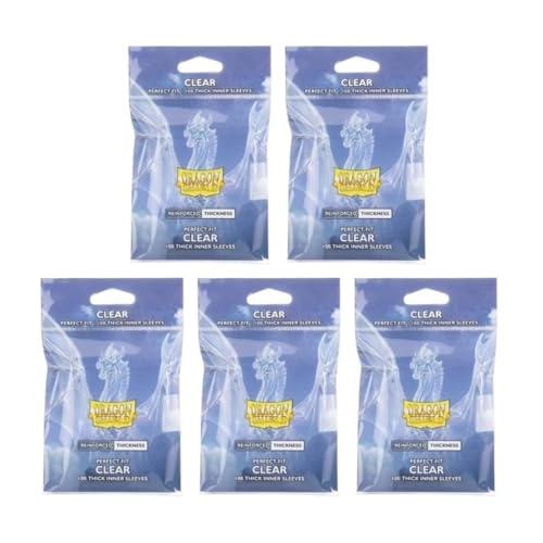 Dragon Shield Thick Inner Sleeve - 5 Packs 100 ct