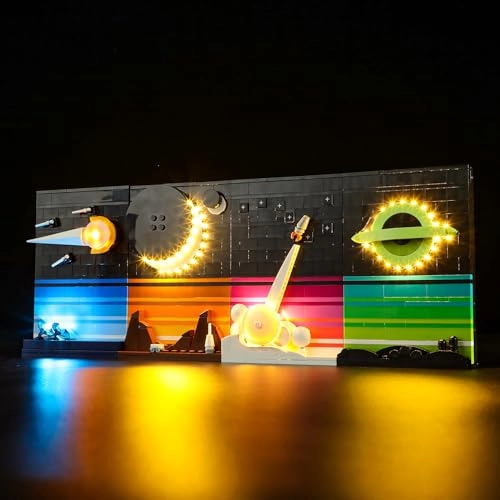 LED Light Kit for LEGO 21340 Tales of The Space Age Set - Plastic