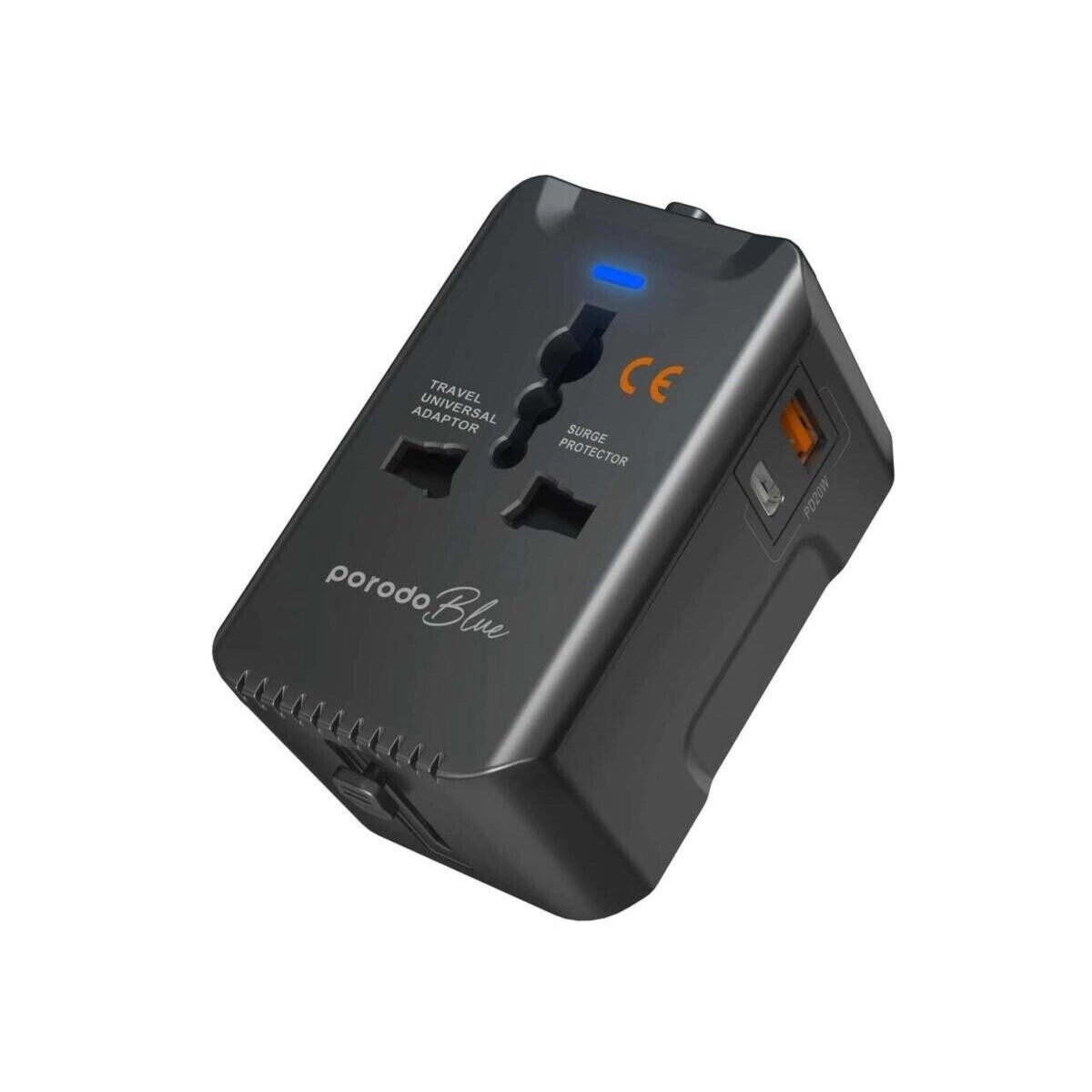Dual Port Universal Travel Adapter PD20W - US/AU/EU/UK 1380W