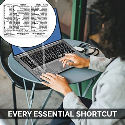 Windows+Word/Excel Reference Keyboard Shortcut Stickers