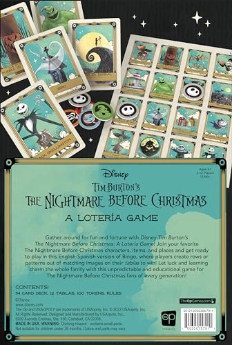 Lotería: Disney Tim Burton’s The Nightmare Before Christmas