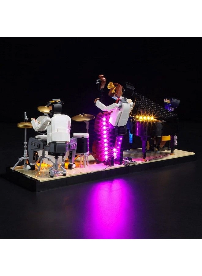 Led Lighting Kit for LEGO 21334 Jazz Quartet - Steel Construction