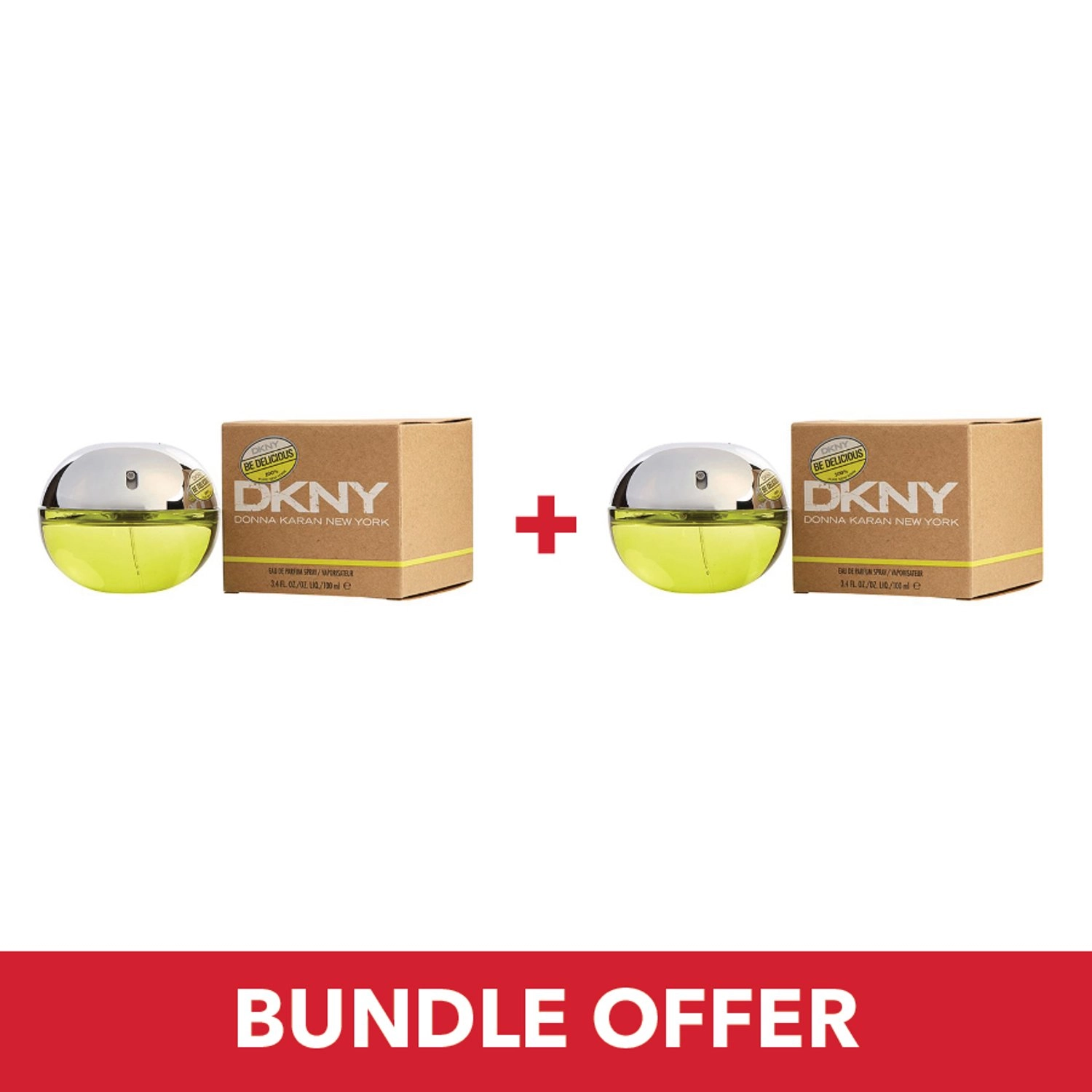 DKNY Be Delicious Eau de Parfum 100 ml Bundle