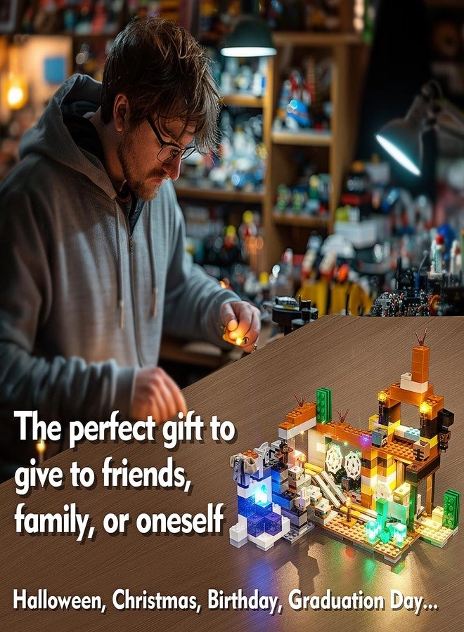 LED Lighting Compatible with Lego The Badlands Mineshaft 21263, Light Kit Compatible with Lego 21263, Giving Light to Model, NOT Included The Model Set（Standard Version）