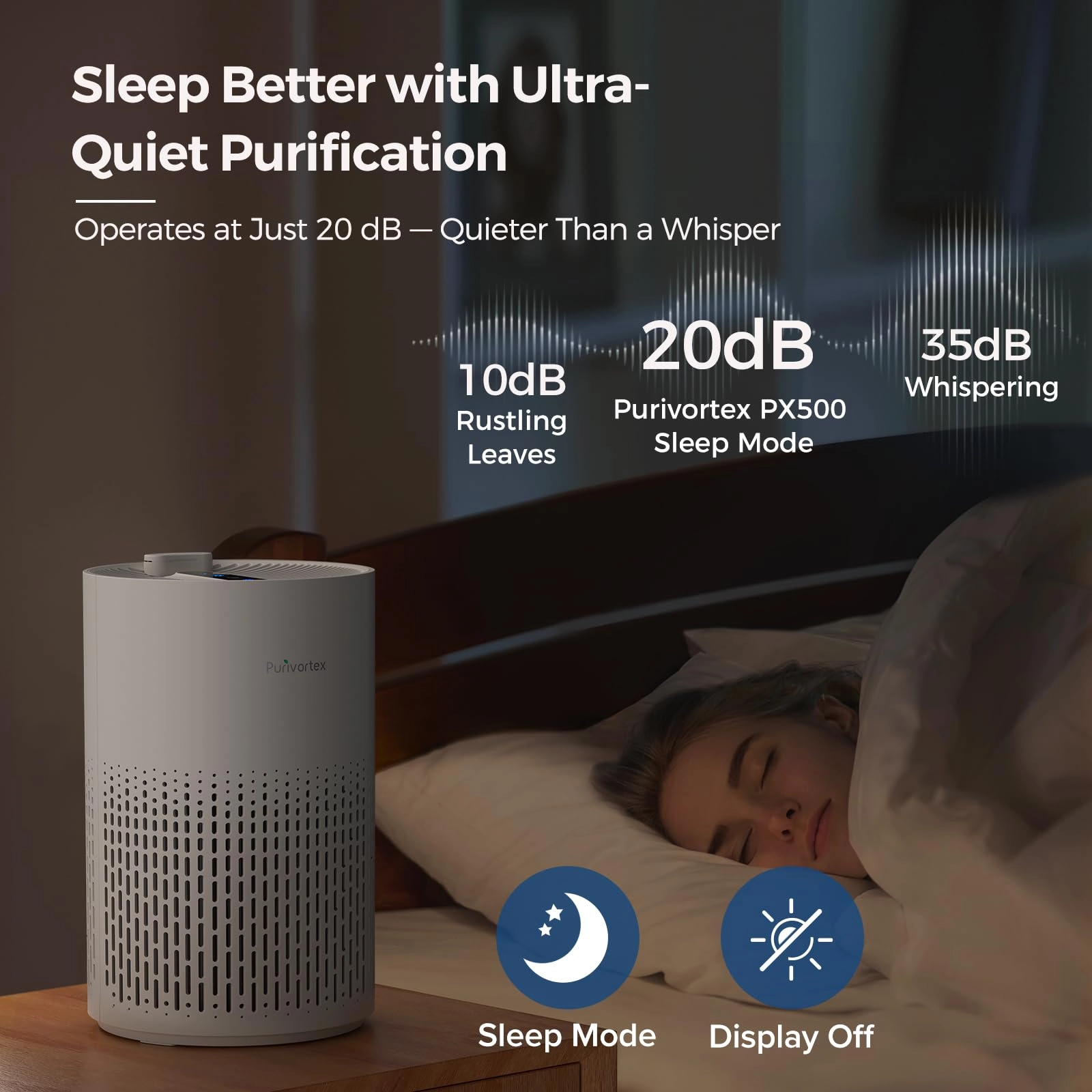 PX500-US - Quiet HEPA 880 Sq Ft