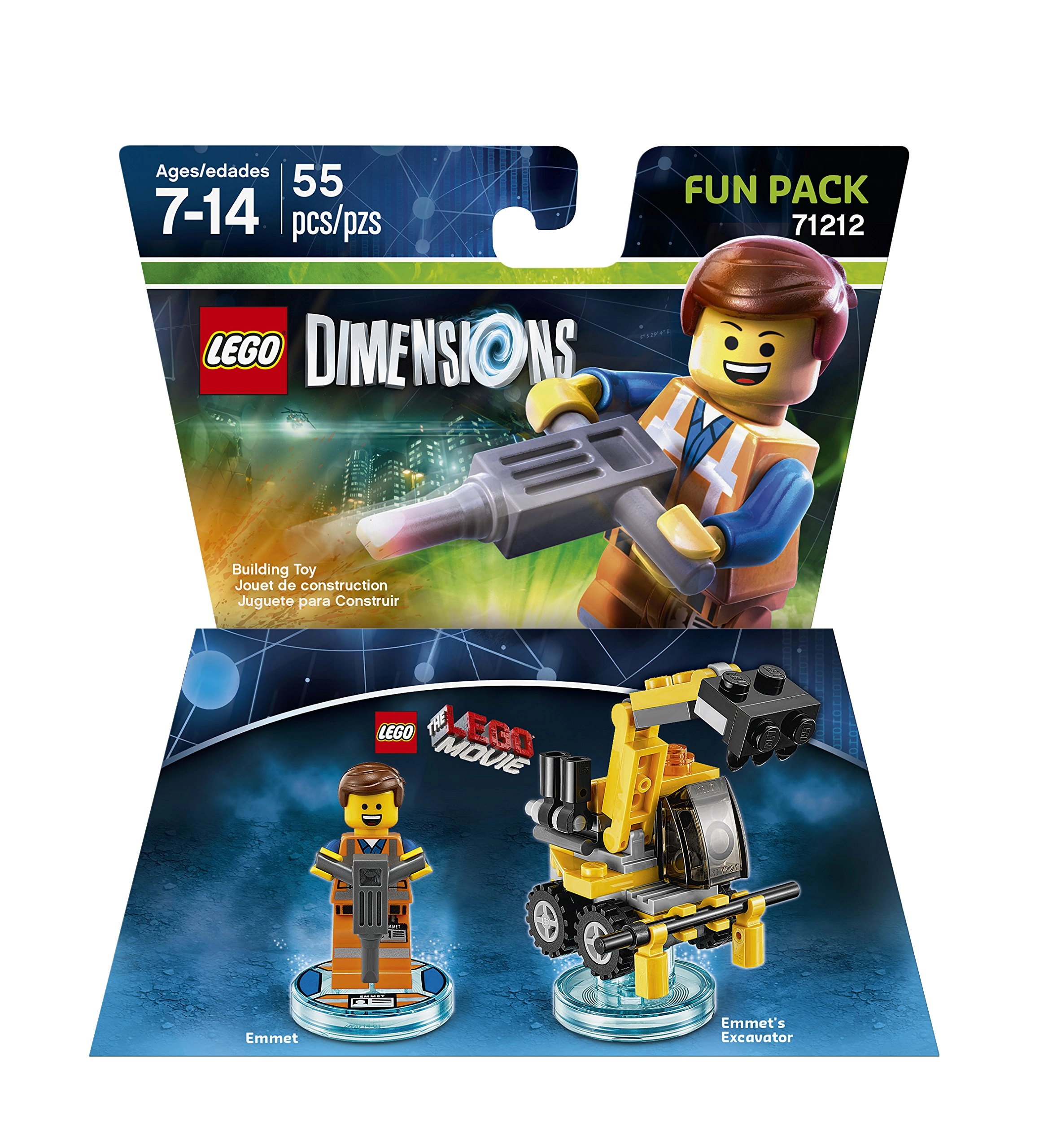 LEGO Movie Emmet Fun Pack - Includes Emmet and Emmett's Excavator
