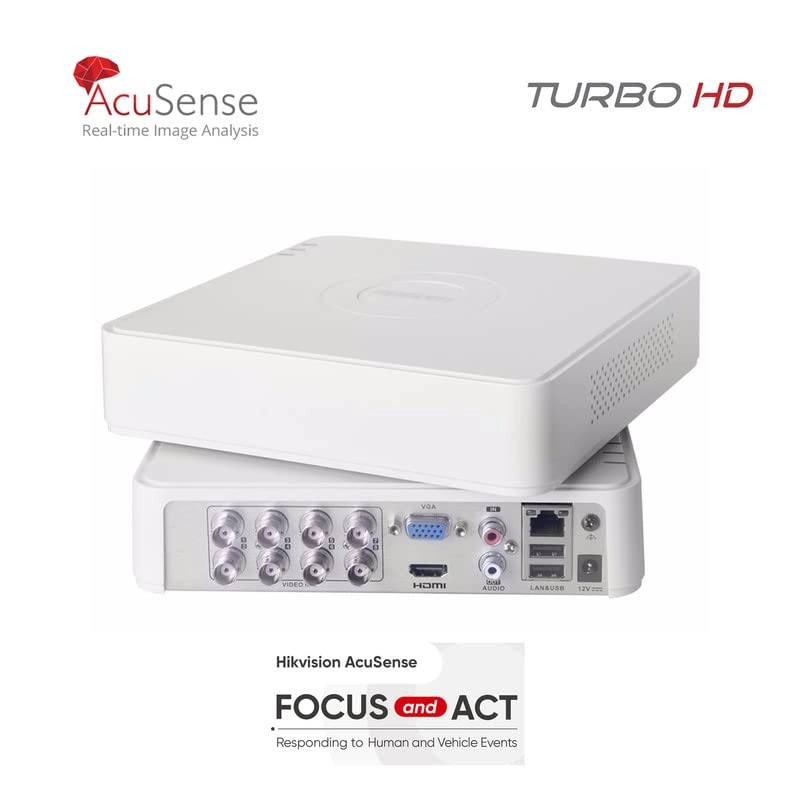 8CH DVR - 8CH + Dome Camera - 5MP + Bullet Camera + 2TB HDD + CCTV Coaxial Cable + 8CH Power Supply + BNC & DC Connectors