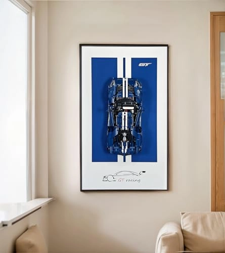 Display Wallboard for LEGO Technic Ford GT 2022 42154 - 75X45cm