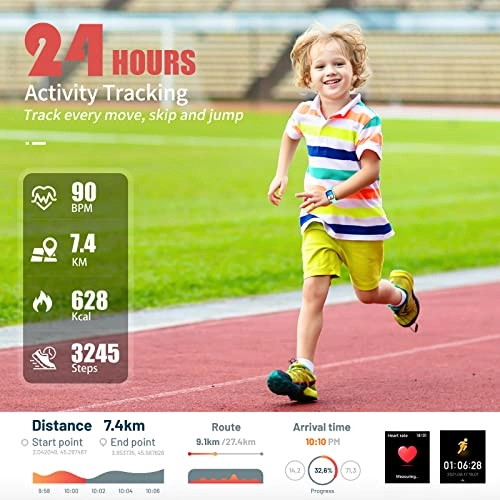 Fitness Tracker Watch for Kids Plastic