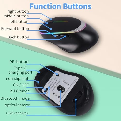Ergonomic Vertical Mouse - Bluetooth