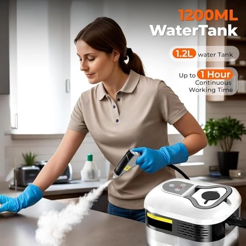 Handheld Pressurized Steam Cleaner - 3.5BAR 1.2 Liters