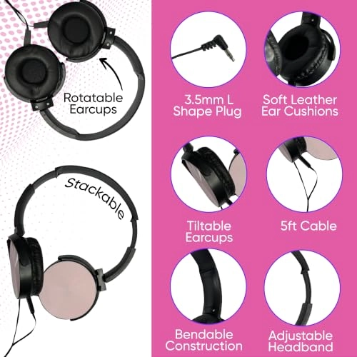 A98KFC Wired Headphone 5 Pack
