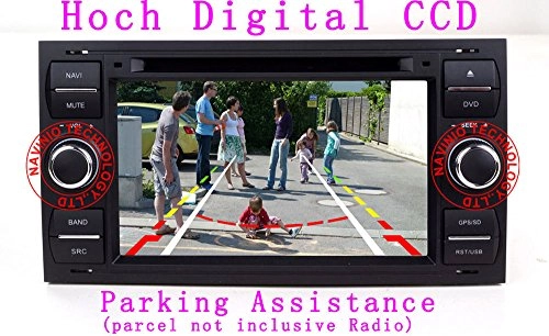 HD Color CCD Waterproof Vehicle Car Rear View Backup Camera - 628 x 586 Pixels