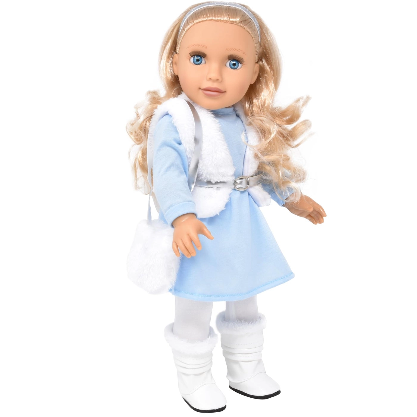 Fashion Princess Doll - 18 Inch Long Blond Hair 2 Outfits