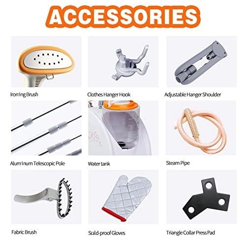 Vertical Garment Steamer - 1500W 1.2L