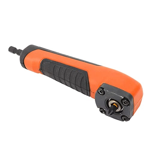 Right Angle Adapter - 6.35mm hex + Screwdriver Bits - 10 screwdriver bits