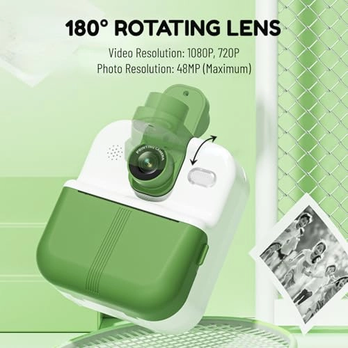 Instant Print Camera - 24MP 1080P 2.4in