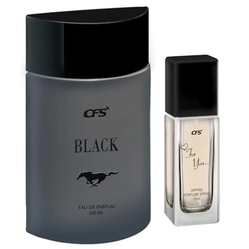 Black - 100ml Eau de Parfum + For You - 25ml Eau de Parfum