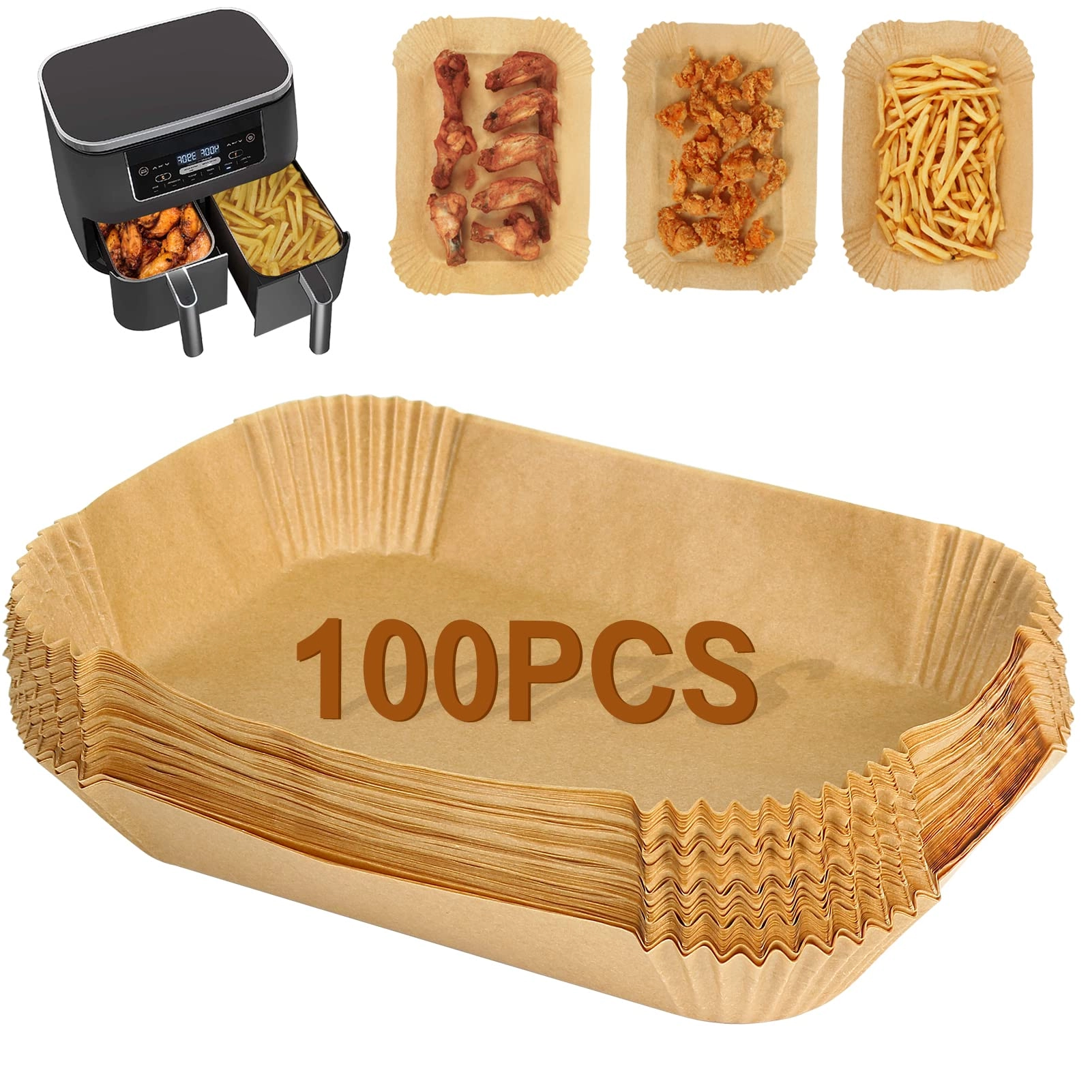 Air Fryer Liners - Paper 120pcs