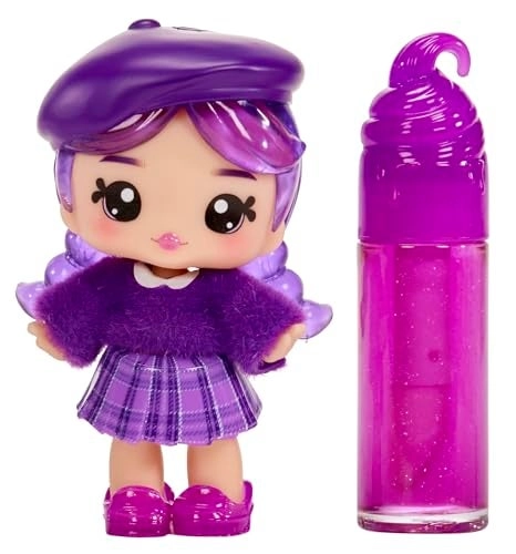 Greta Grape Lipgloss Doll - DIY Lip Gloss Kit Grape Scent Ages 4+