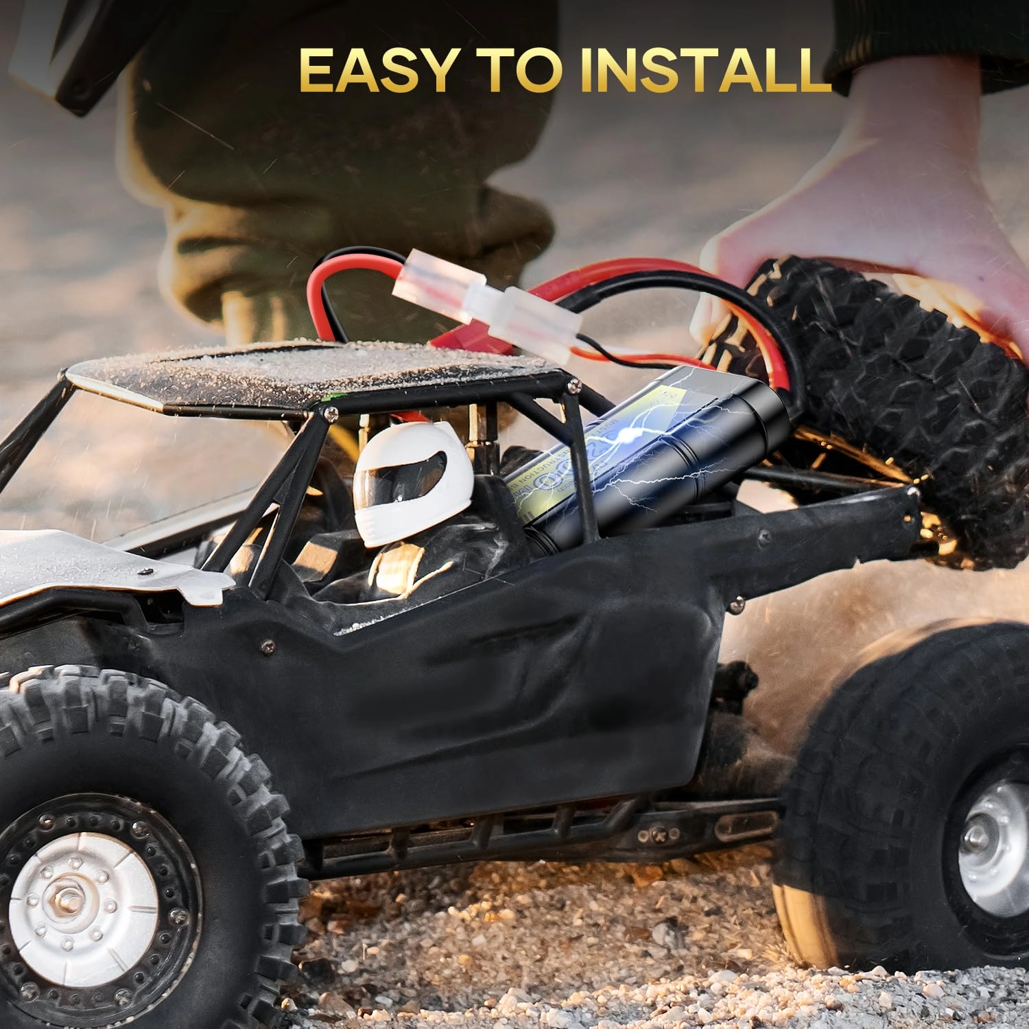 RC Battery - 7.2V 6200mAh NiMH Pack