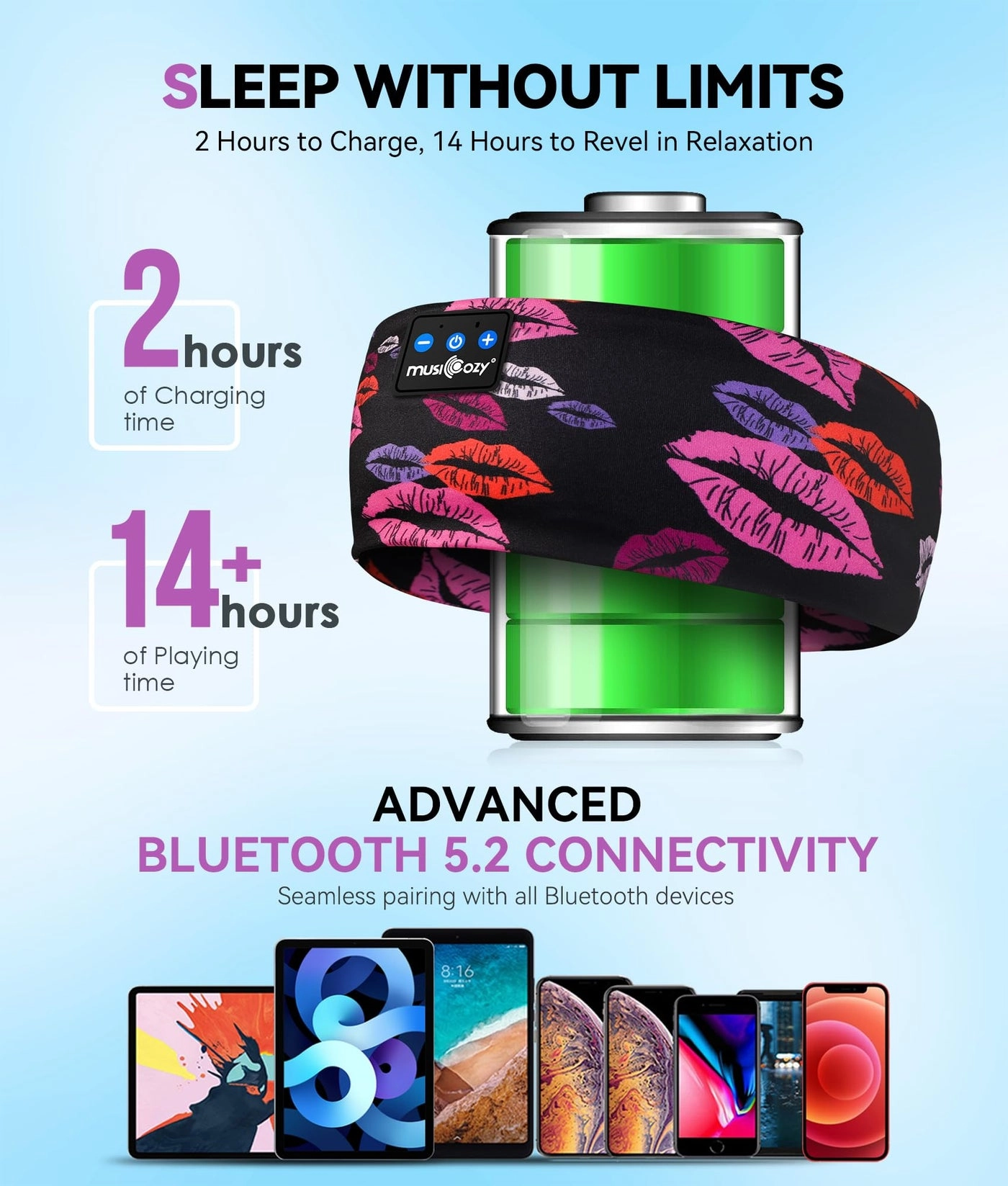 Bluetooth Sleep Headphones Wireless Headphone