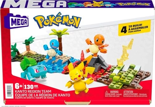 Pokemon Kanto Region Team Construction Set
