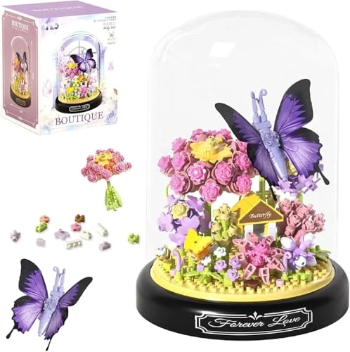 Butterfly Flower Bouquet - Bonsai Collection Dust Cover
