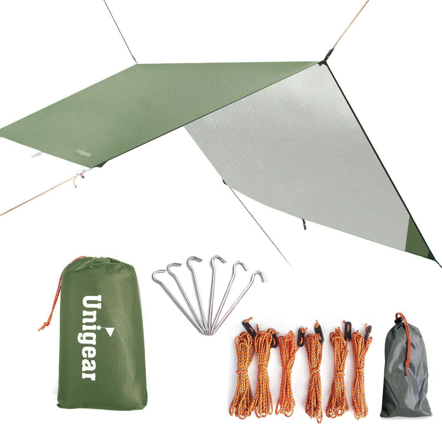 unigear Tarp Rain Fly - 300cm*300cm Green
