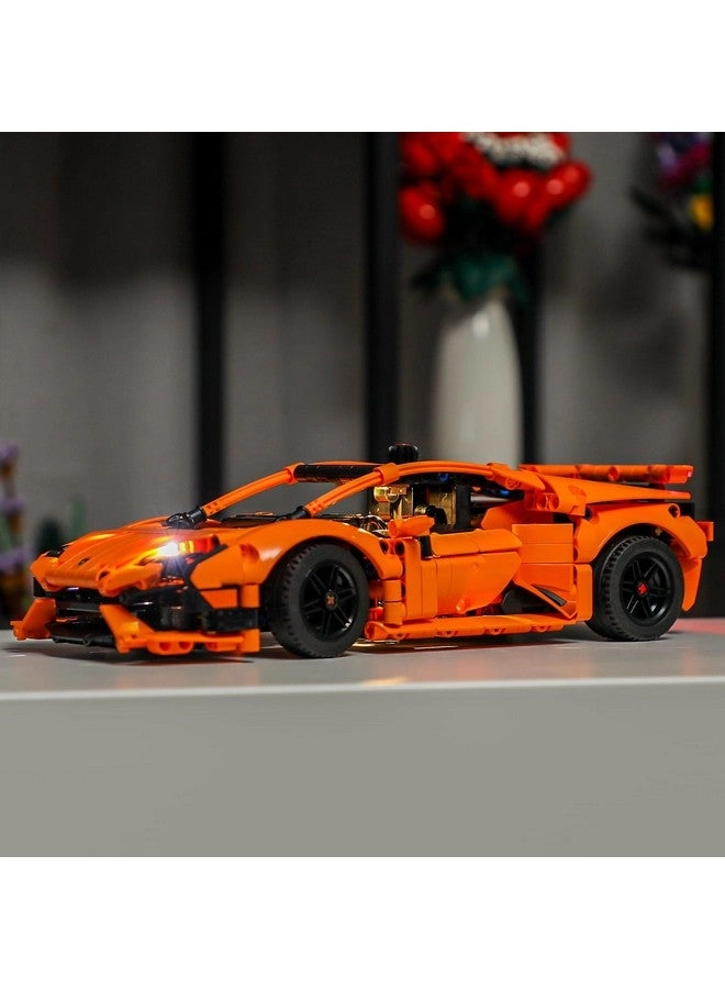 Led Lighting Kit - Orange for LEGO Lamborghini Huracán Tecnica 42196