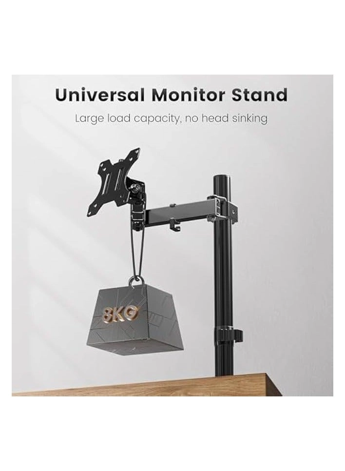Single Monitor Table Stand - 13” to 32” VESA 75 x 75 -100 x 100