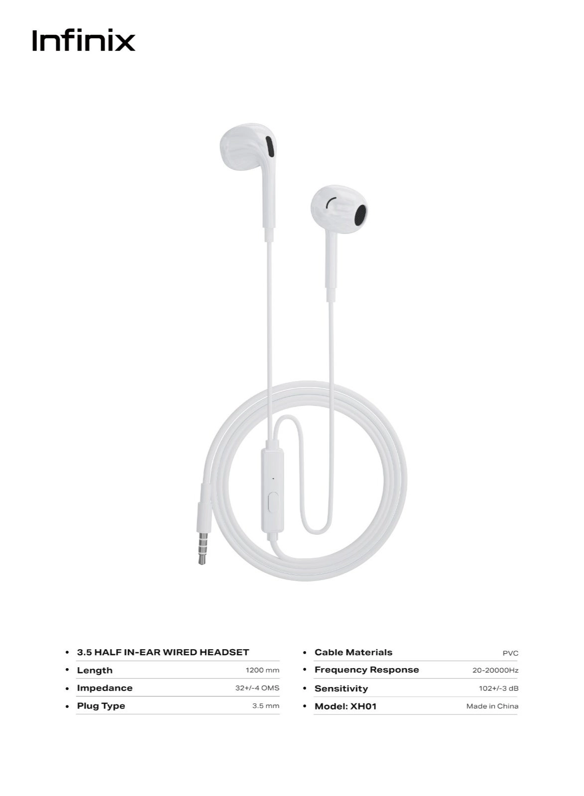 Wire Headset_XH01 Wired Headphone