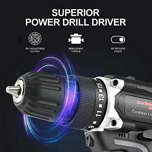 Cordless Power Drill - 1500mAh
