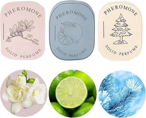 Freesia Solid Perfume + Lemon Solid Perfume + Cedar Solid Perfume