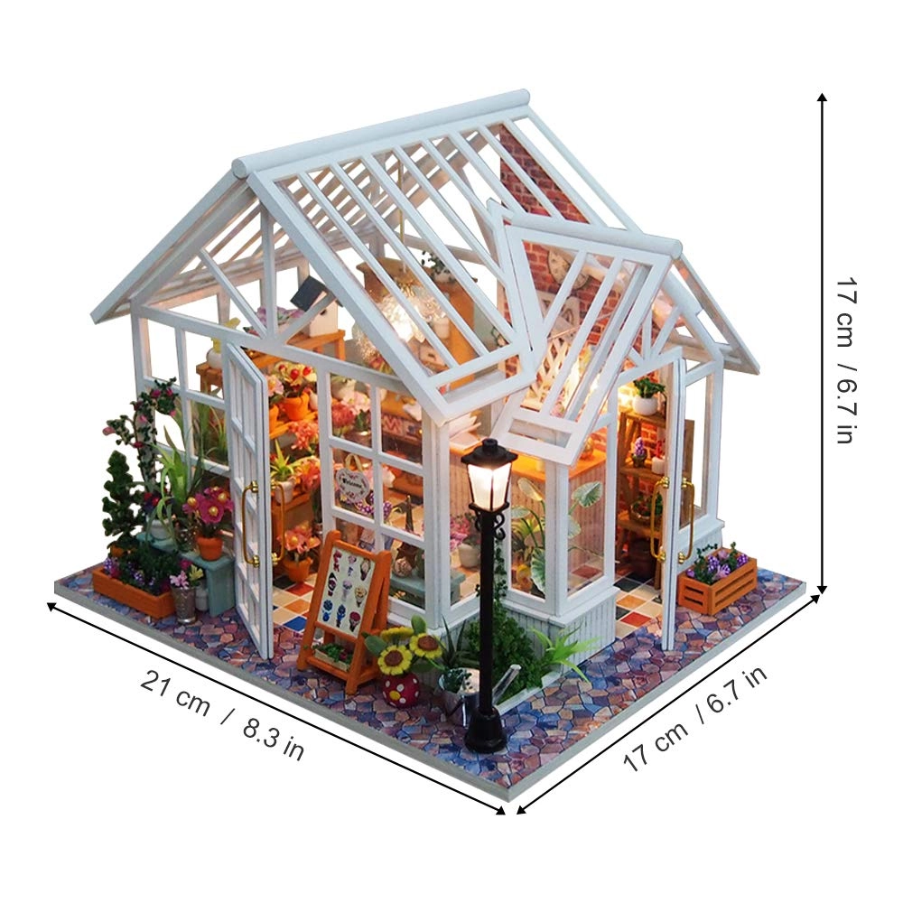 DIY Miniature Dollhouse Kit - Tiny House 1:24