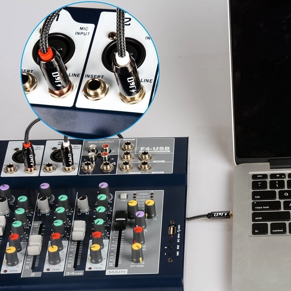 1/8 to 1/4 Stereo Cable - 9 Feet