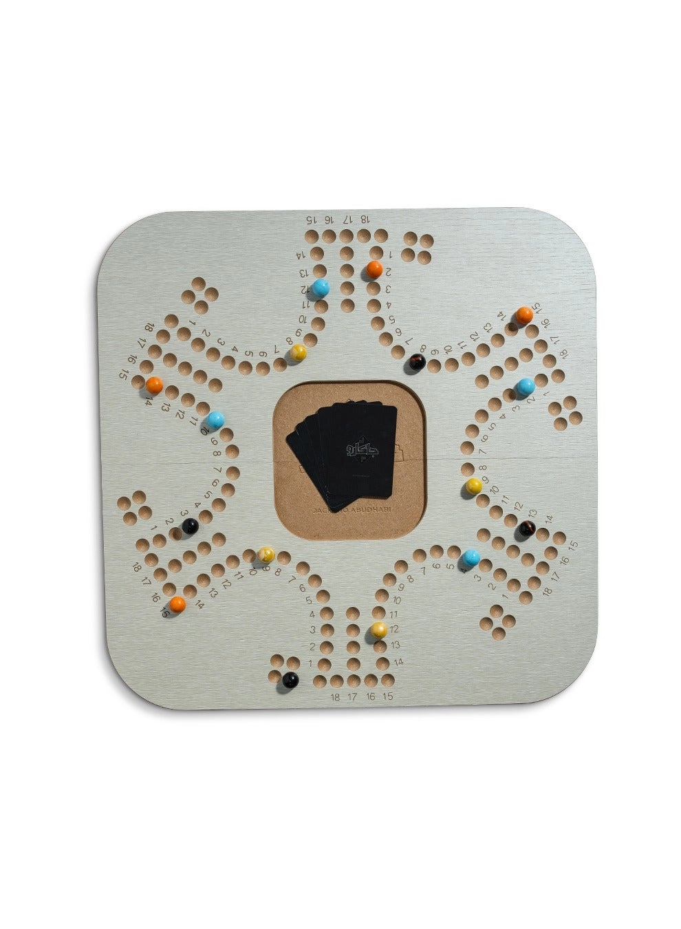 Junior Jackaroo - 4/6 player 49 cm board (JJ-JR-GR-BAG-BEIGEBROWN)