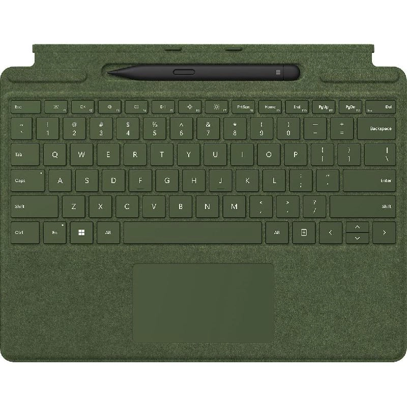 Microsoft Keyboard Case with Magnetic Attachment for Surface Pro 9/Surface Pro 8/Surface Pro X + Slim Pen 2
