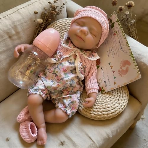 Pascale Reborn Baby Doll - 12 inch Silicone Ages 3+